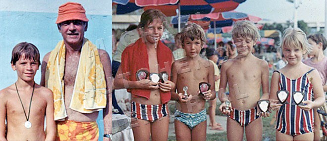 1: Michael and Dad in Hong Kong – 2: At the USCR Club Hong Kong with Rhett and two friends (1968) 1: Michael and Dad in Hong Kong – 2: At the USCR Club Hong Kong with Rhett and two friends (1968)